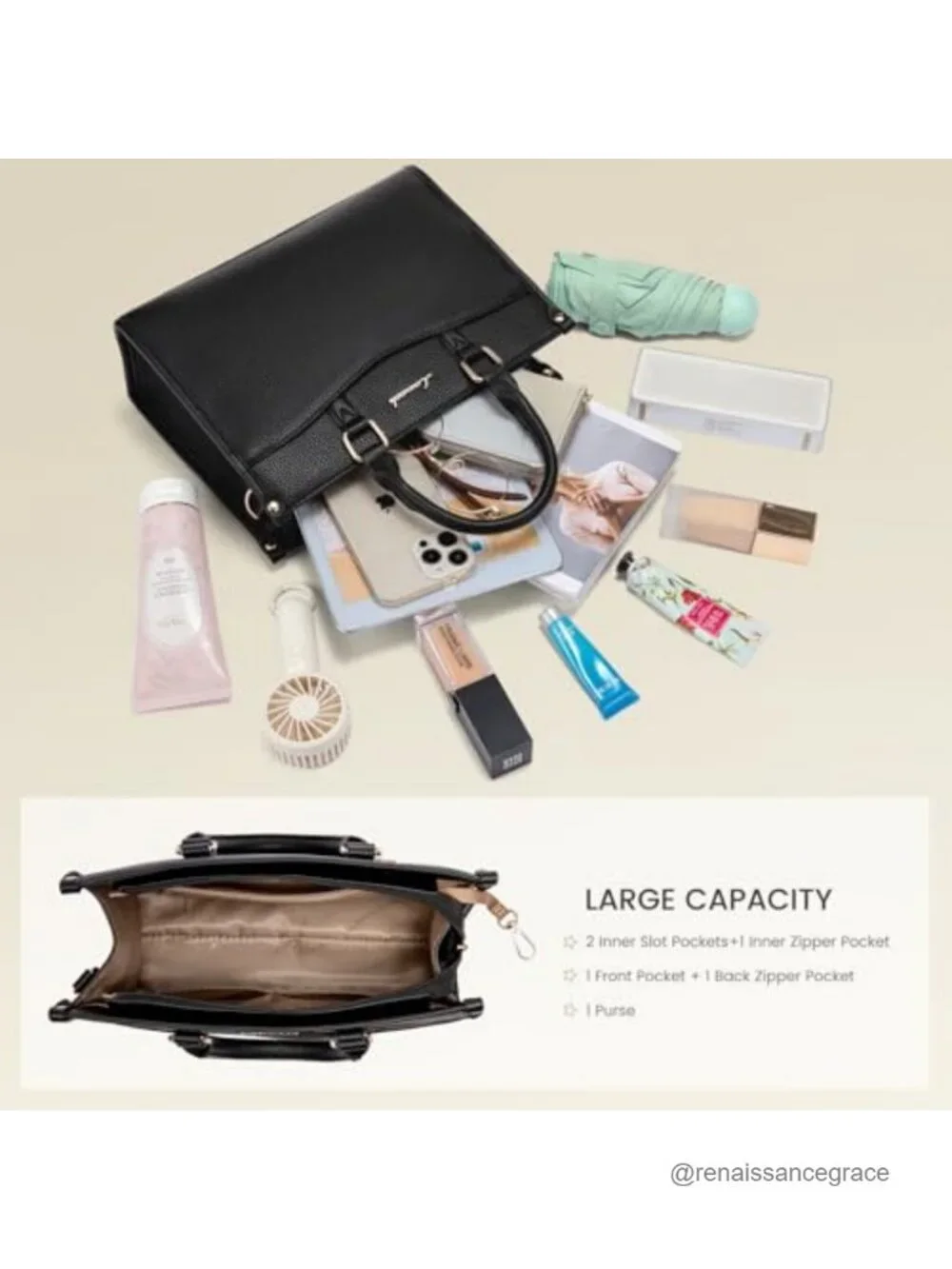Vintage Color Block Satchel Tote Bag for Women, PU Leather Top Handle Crossbody